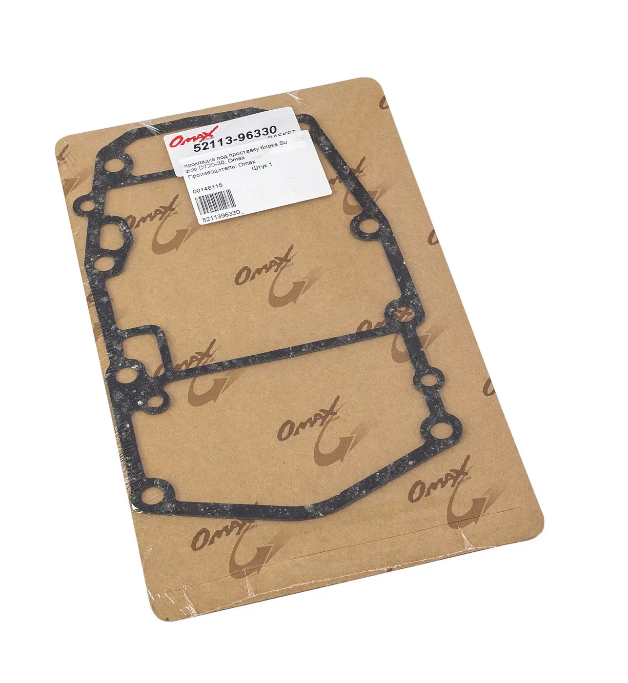 Прокладка под проставку блока Suzuki DT20-30 Omax 5211396330_OM |