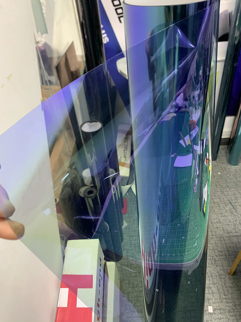 70% хамелеоновая ветрозащитная пленка на окно лобового стекла Солнцезащитная для