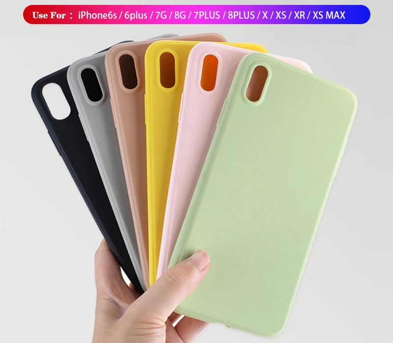 Чехол для телефона милый модный чехол из термополиуретана и силикона iPhone 6 7 8 Plus X
