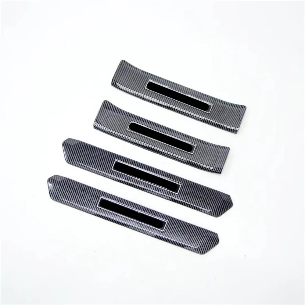 

Carbon Fiber Look Door Sill Scuff Plate Guard Sills Protector Trim For BMW X3 G01 X3 M X4 G02 X4 M 2017-2021