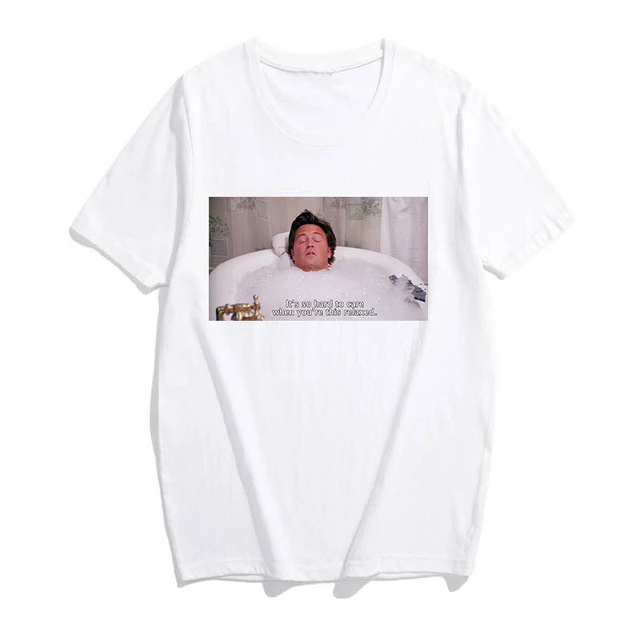 Это так трудно беспокоиться когда вы это расслабленная Чэндлер Bing Цитата летняя