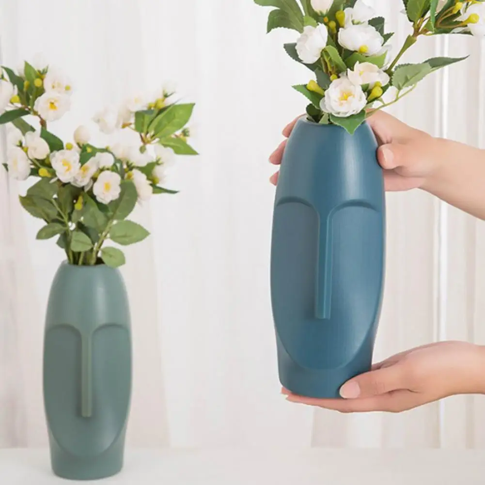 

50% Hot Sales!! Vase Modern Handicraft Plastic Nordic Style Flower Pot for Home
