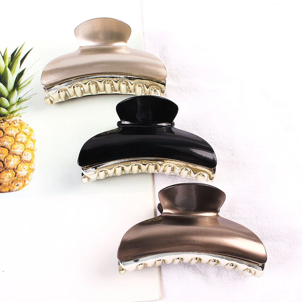 Новые модные акриловые заколки для волос с уксусной кислотой салонов красоты