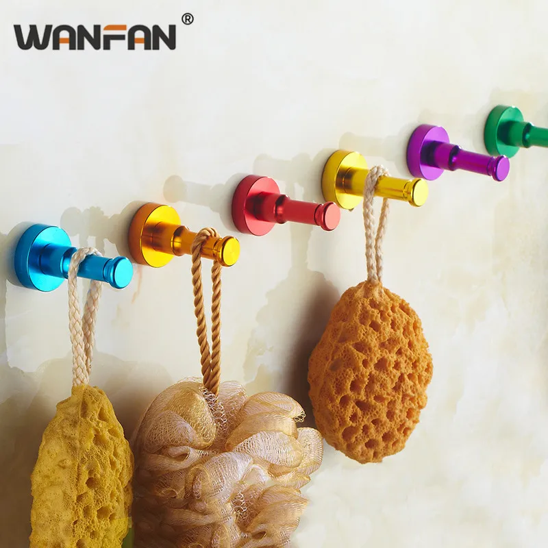 Европейский стиль простой крючок для халата держатель ключей красочные