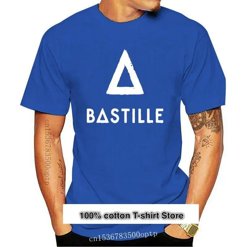 

Camiseta negra para hombre, Logo de banda de Rock inglés, BASTILLE, talla S, M, L, XL, 2XL, 3XL, novedad de 2021