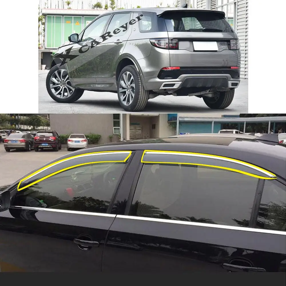 

Пластиковое ветровое стекло, козырек от дождя/Солнца, навесы для LAND ROVER Discovery Sport Защитная Автомобильная наклейка-2016, 2021