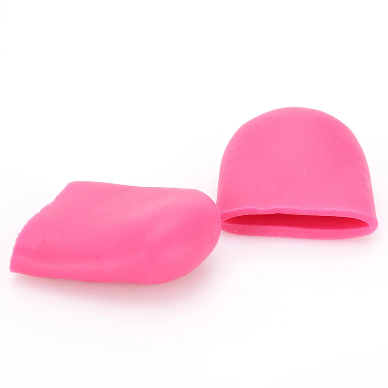 

1pair Silicone Gel Feet Care Toe Tube Insoles Bandage Pain Guard Tool Relief Foot Finger Protectors