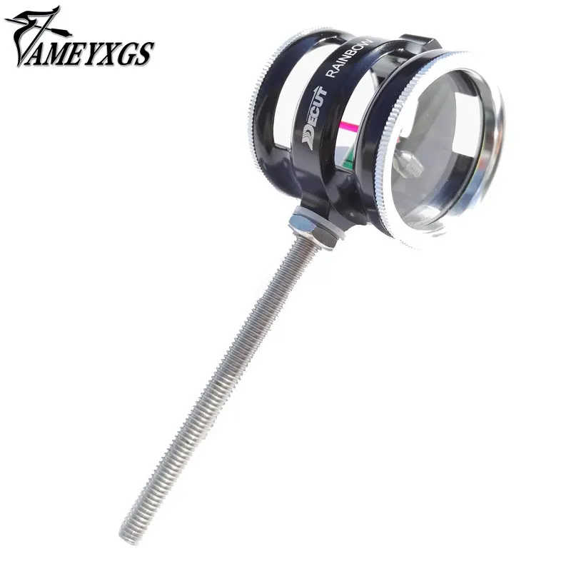 Стрельба из лука 8x увеличение соединение лук прицел Оптическое волокно 1 Pin