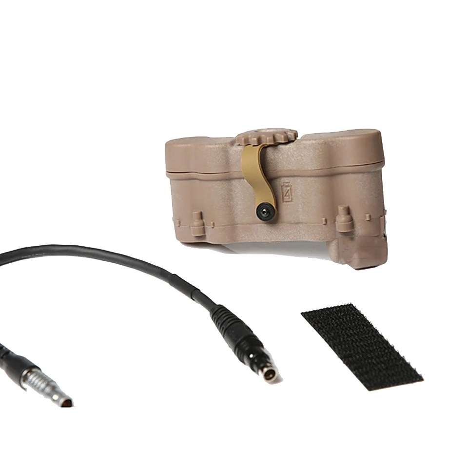 

Тактический чехол для аккумулятора GPNVG18, реальная функциональная проволока, 21 см, для пустыни, искусственное снаряжение