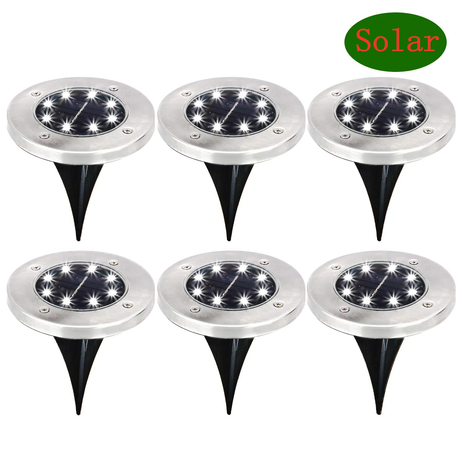 

Фонарик на солнечной батарее, уличный водонепроницаемый фонарь для сада, двора, патио, дорожек, газона, подъездной дорожки, светильник довая...