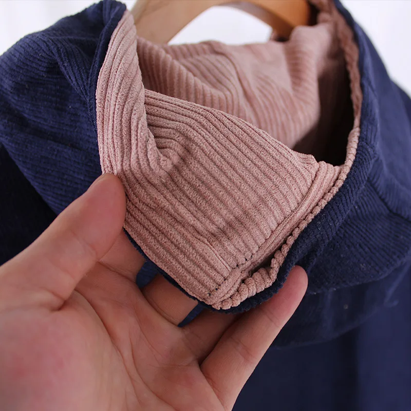 Вельветовая куртка в стиле хип хоп с капюшоном Лоскутная для пары бомбер