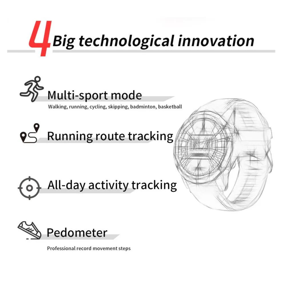 Смарт часы T5 мужские водонепроницаемые с Bluetooth пульсометр кислородный монитор