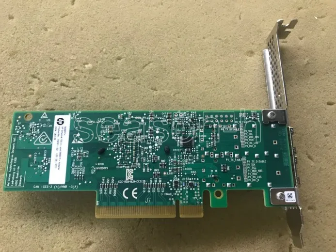 HP Ethernet 10Gb Dual Port 546SFP + адаптер 779791-001 MCX312B сетевой | Компьютеры и офис
