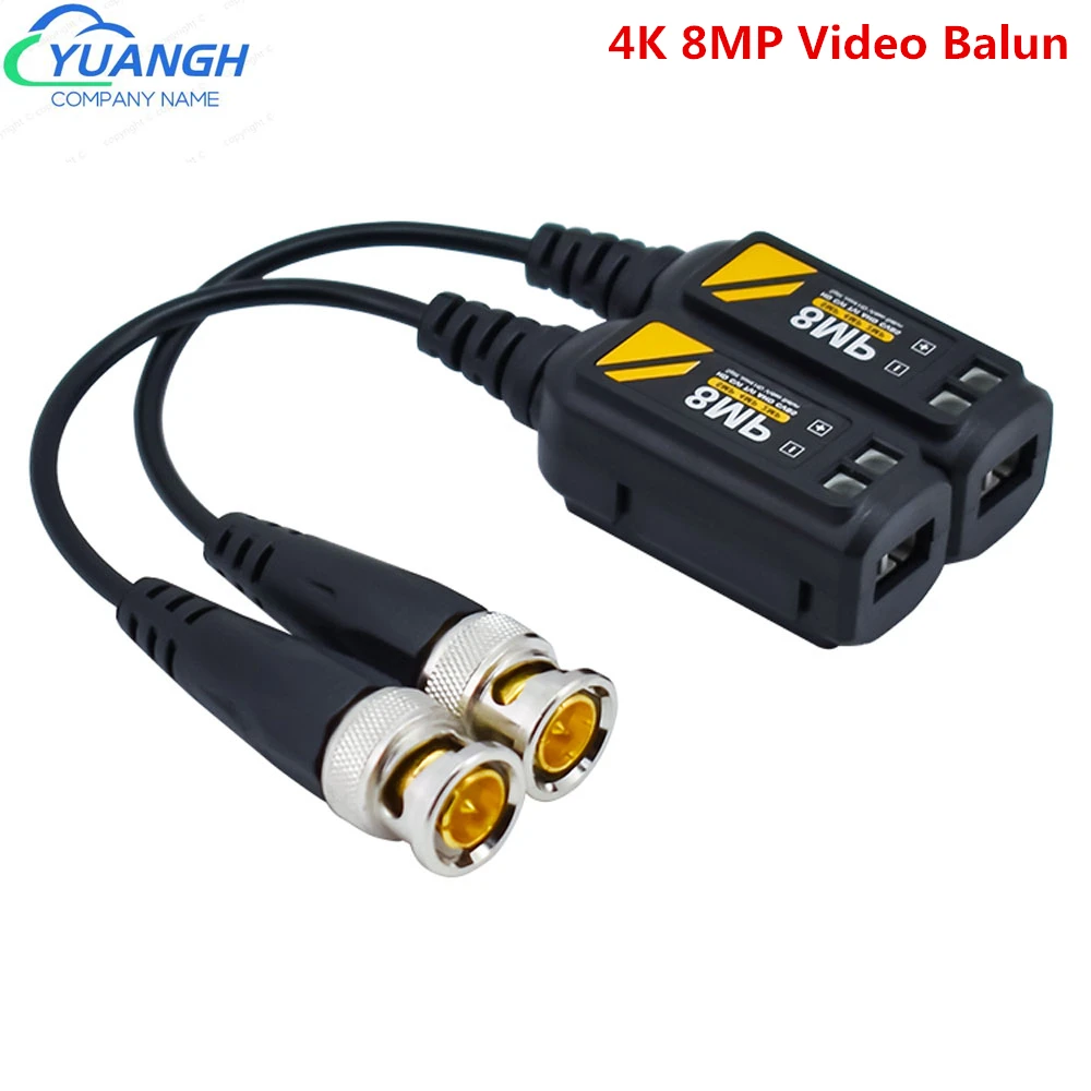 5 пар 4K HD BNC Video Balun CCTV пассивные витые трансиверы для 8MP AHD/CVI/TVI камеры | Безопасность