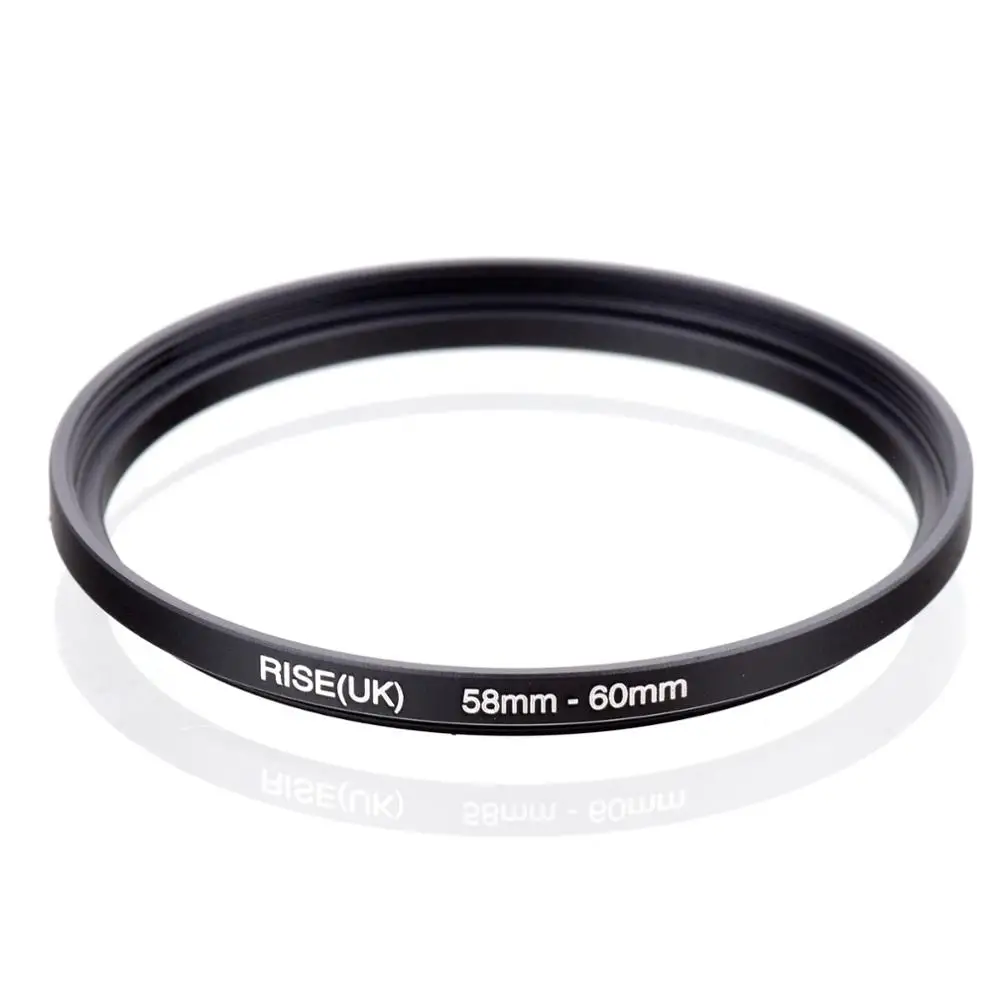 

RISE(UK) 58mm-60mm 58-60 mm 58 to 60 Step up Filter Ring Adapter