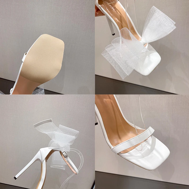 

Women Sandals 2021 Fashion High Heels Sexy Women Pumps Shoe Big Size Female Summer Shoes For Women Butterfly-knot High-Heeled
