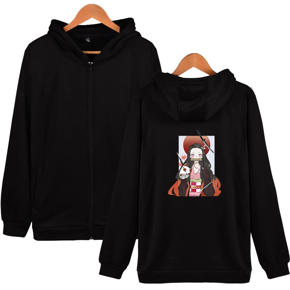 

Demon Slayer women/men's new printed sports zipper jacket Kimetsu no Yaiba 2019 men's fashion zipper jacket trend Sweatshirts