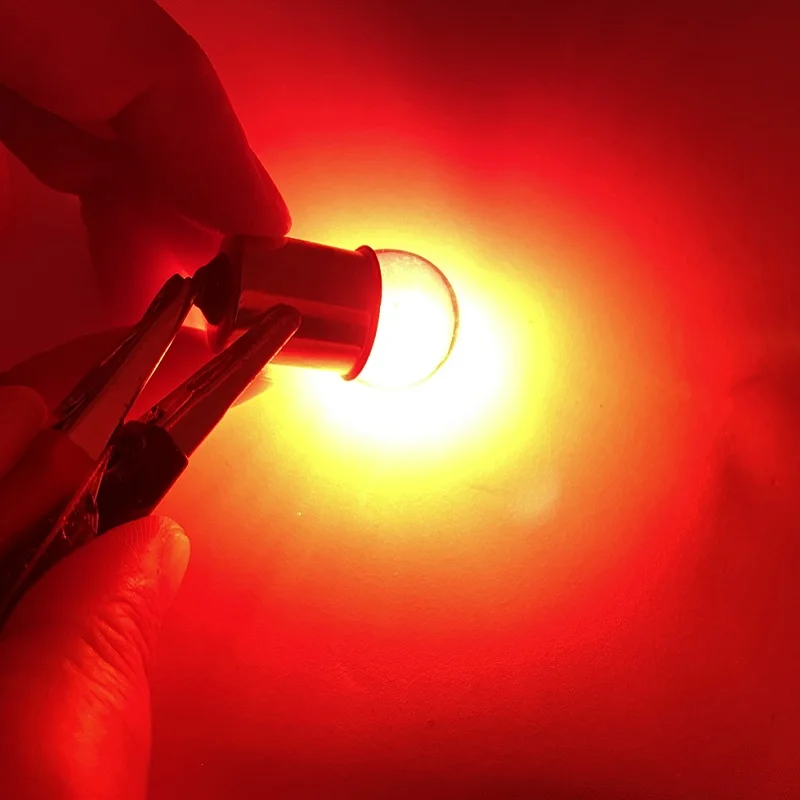 

10 шт. галогенная лампа G18 12 в 10 Вт BA15S 1156 R10W 2405 прозрачная янтарно-красная стеклянная лампа для дверных фонарей галогенная лампа для индикатора поворота автомобиля грузовика