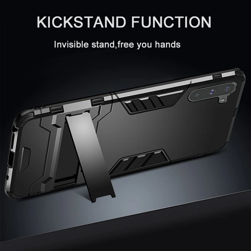 Чехол CAPSSICUM Armor с подставкой для Samsung Galaxy Note 10 + чехлы Plus противоударный