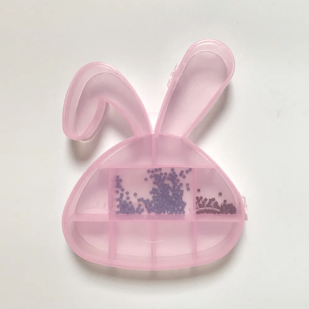 Аксессуары для алмазной живописи прозрачная пластиковая коробка бусин хранения