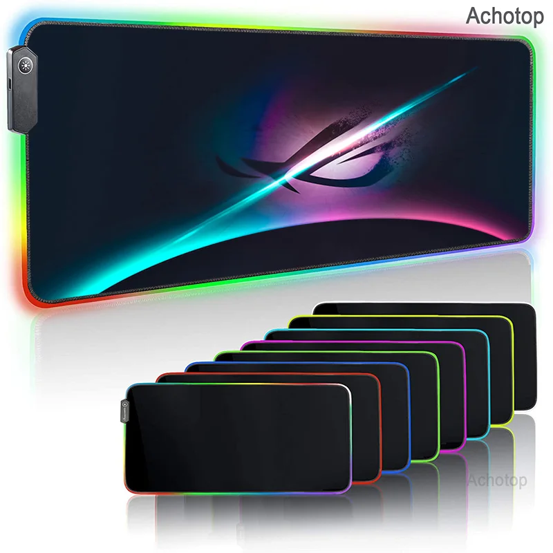 

Игровой коврик для мыши ASUS RGB, компьютерный коврик для мыши с RGB подсветкой, большой коврик для мыши XXL, для настольного коврика, клавиатуры