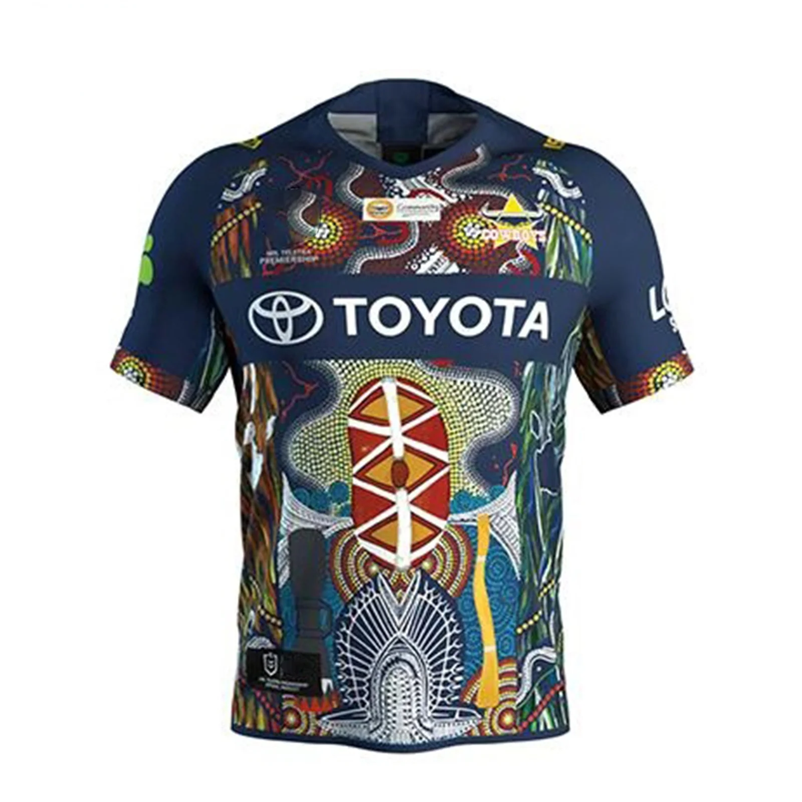 

RESYO для севера Queensland Cowboys 2019 мужская Реплика Джерси регби Джерси Спортивная рубашка S-3XL