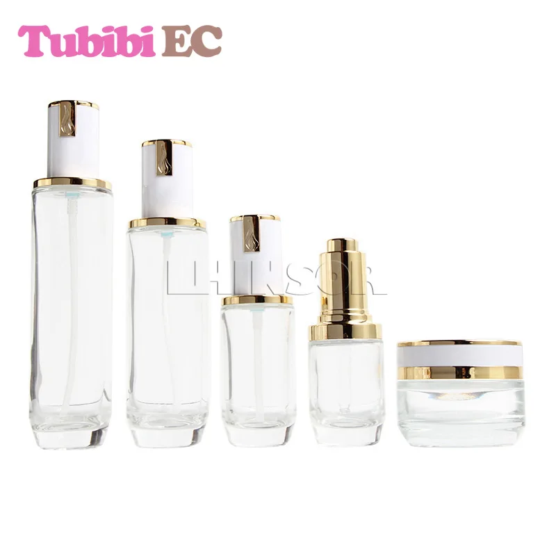 5 шт./лот Высококачественная позолоченная крышка прозрачный стеклянный пресс