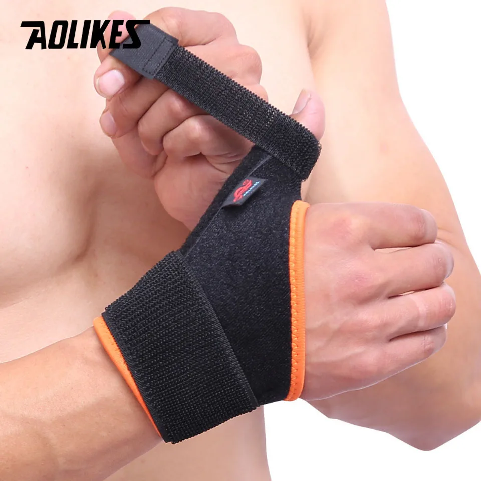 

AOLIKES 1PCS Thumb Sprain Protective Wrist Support Wraps Tendon Sheath Fracture Fixed Mouse Finger Correction Sports Safety