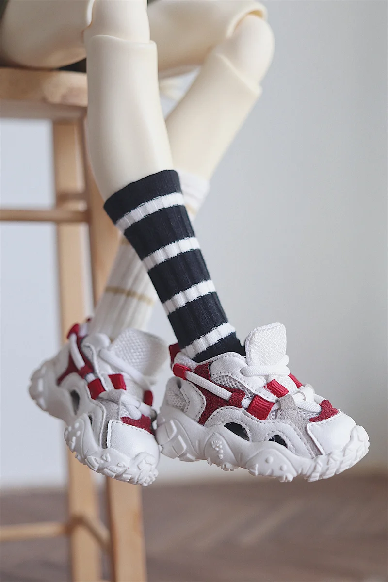 

BJD 4 point uncle shoes hollow out dad shoes sneakers