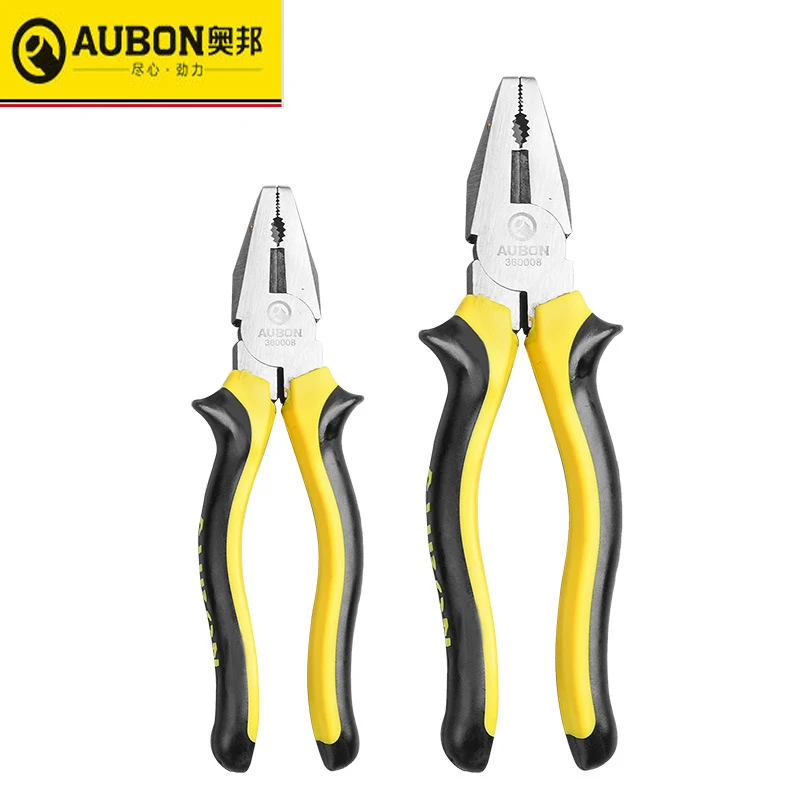 

AUBON 1 шт. 6 "8" плоскогубцы для электрика, резак для проводов, сантехника, плоский нос, экономичные плоскогубцы для проводов, ручной инструмент
