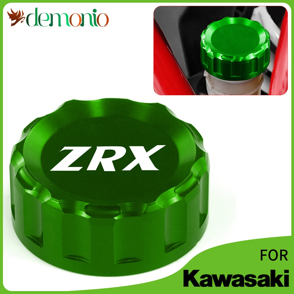 

Запчасти для мотоциклов KAWASAKI ZRX1100 ZRX1200 R/S DAEG Крышка Резервуара тормозной жидкости с логотипом ZRX 1200 1100