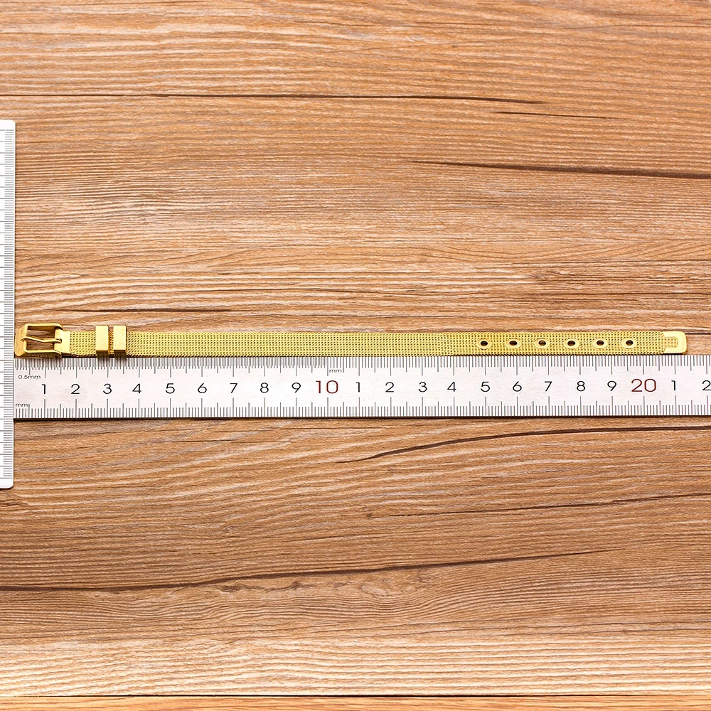 Nidin Браслеты из нержавеющей стали с сетчатым плетением для женщин, мужчин, пар и влюбленных. Золотого цвета браслет со знаком злого глаза, станет отличным подарком в виде ремешка для часов или браслета-бангл. Ювелирное украшение.