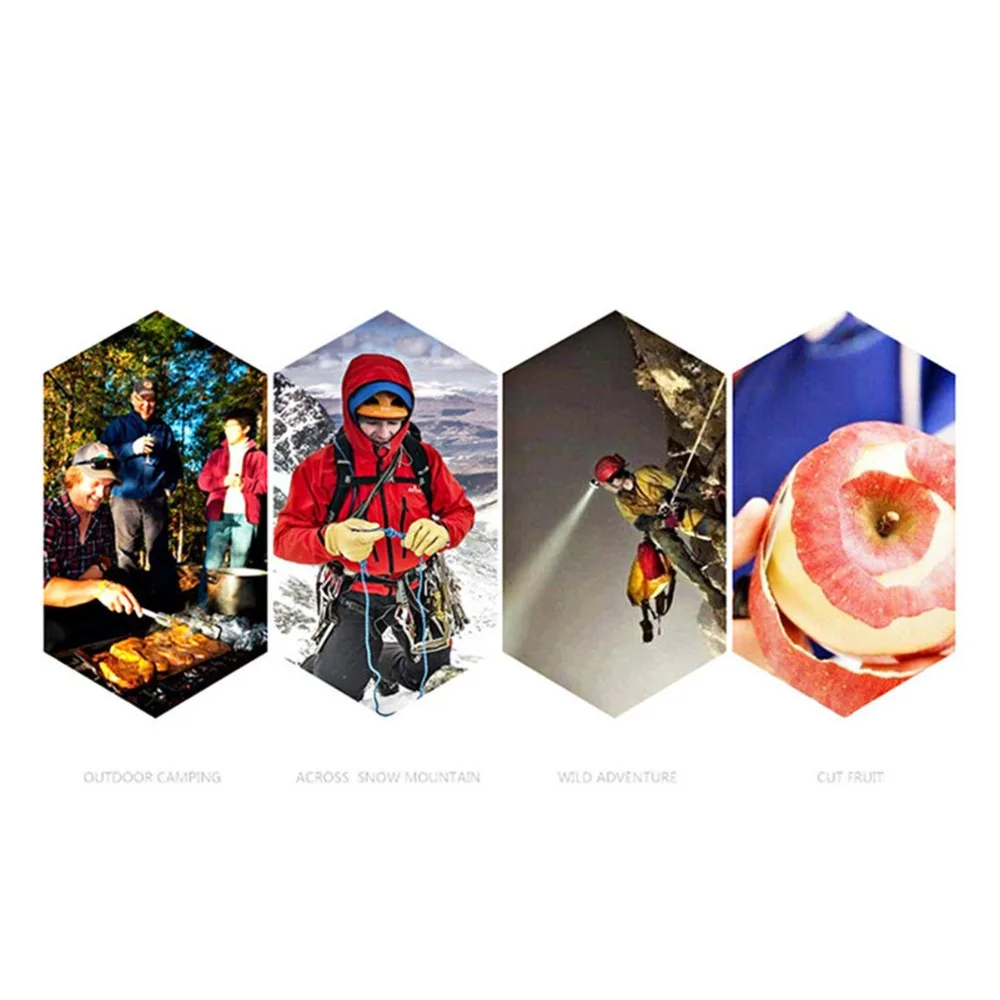 multifunction stainless steel mini leaf shape folding knife camping outdoor kitchen fruit tools survival knives | Дом и сад