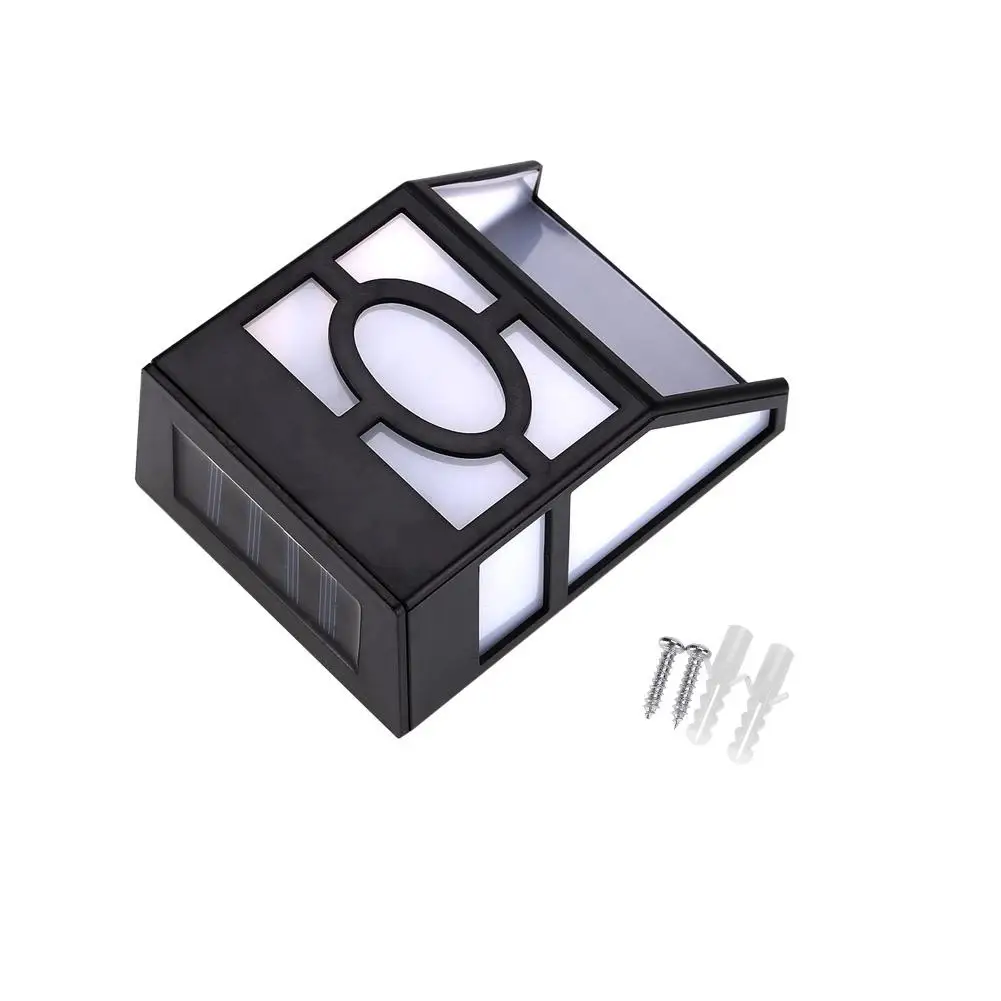 Настенный светодиодный светильник на солнечной батарее уличная лампа теплого