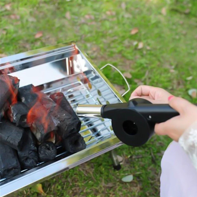 Ручной вентилятор для барбекю ручная воздуходувка пикника гриля кемпинга