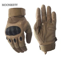 super fiber leather shell hard shell tactical gloves mens riding protection anti cutting fitness training army military gloves