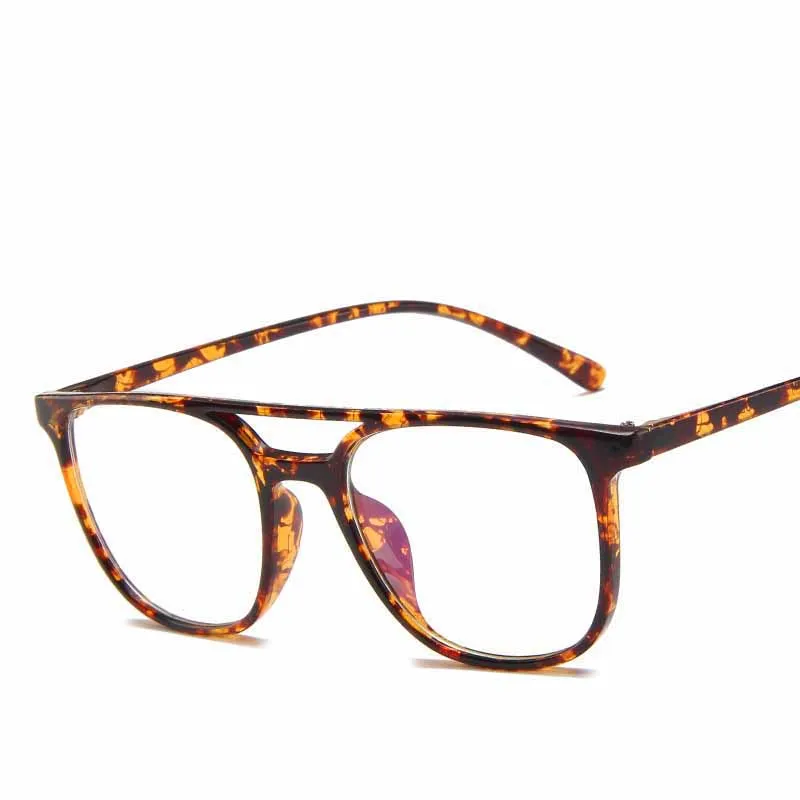 

Fashion Women Square Clear Myopia Spectacles Frames Siamese Transparent Glasses Frame Men Eyeglasses Ultralight Frame