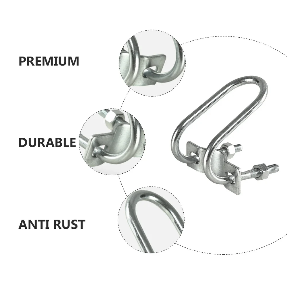 Металлический зажим для зонта универсальный фиксации флагов и удочек