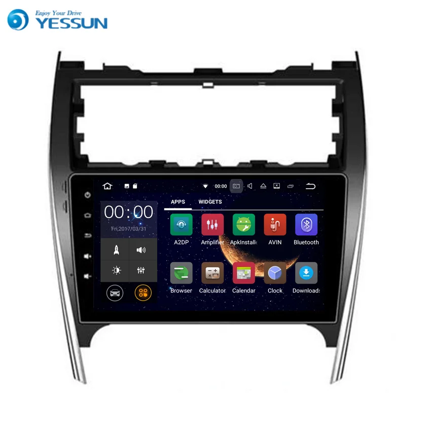 Мультимедийная система Yessun для TOYOTA CAMRY 2012 Android 6 0 автомобильный радиоприемник