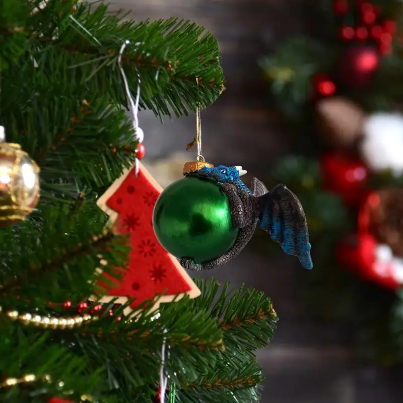 

Dragon Resin Crafts Christmas Decorations Pendant Resin Ornaments For Home Christmas Tree Party New Year 2022 Gifts Decoration