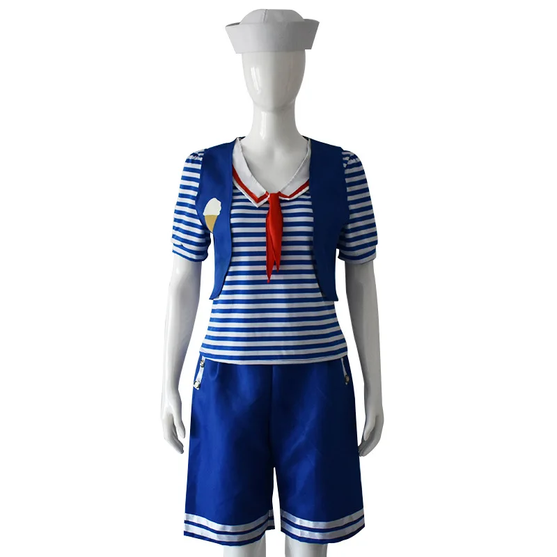 Костюм для косплея очень странные дела 3 костюм Robin Scoops Ahoy Рабочая форма морского