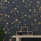 Нарисованные вручную зодиакальные созвездия и звезды наклейки большая коллекция настенные виниловые наклейки фрески украшение комнаты Бесплатная доставка 2152