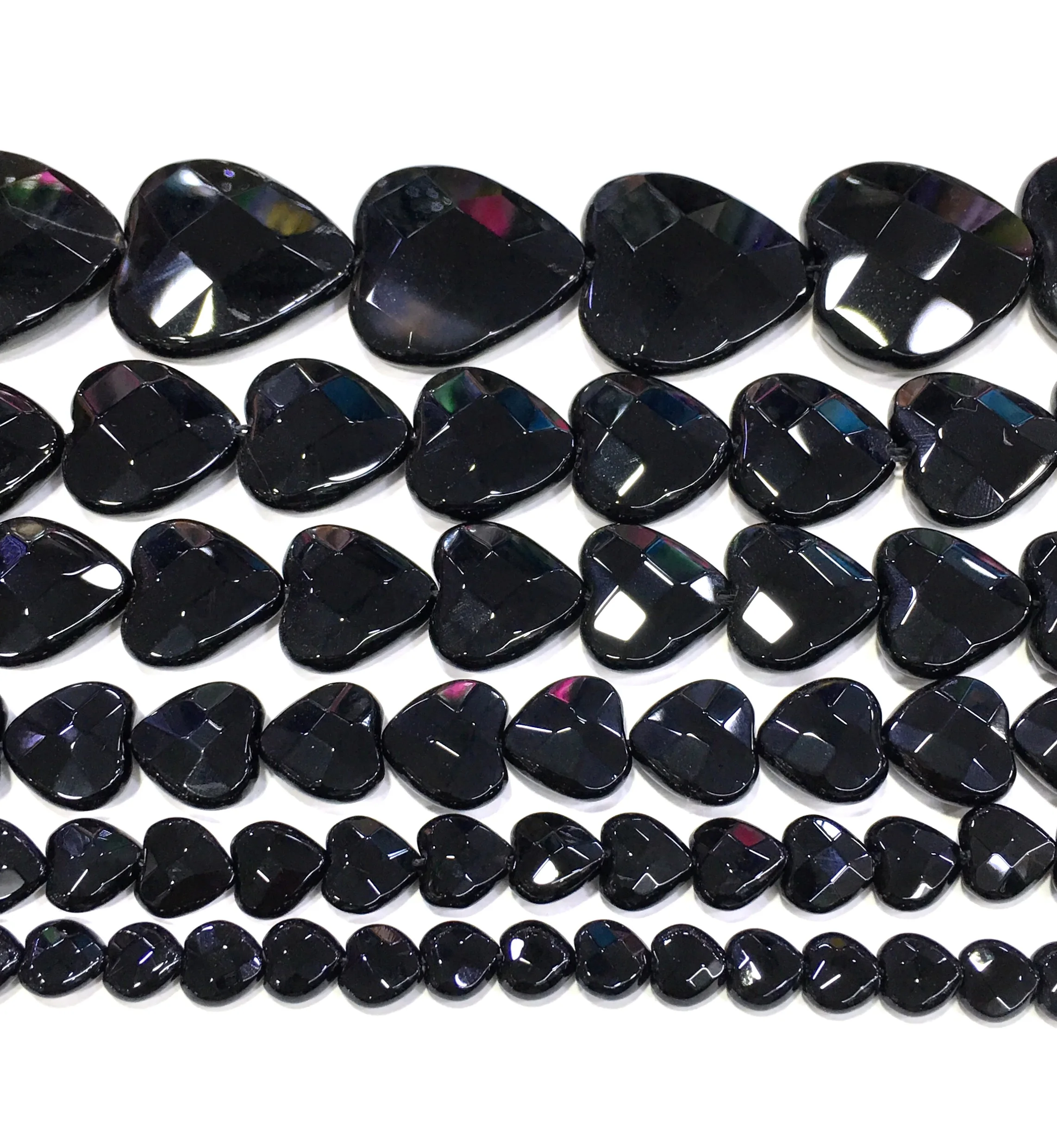 

Natural Black Agate Onyx Stone Beads Gemstone Loose Spacer Beads Jewelry Accessories Making DIY Bracelets Necklace Factory Price