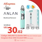 ANLAN Вакуумный очиститель прибор для удаления угрей черных точек, горячий и холодный очиститель для лица, глубокое очищение поры, акне, Удаление прыщей, вакуумное всасывание, инструмент для красоты, уход за кожей лица