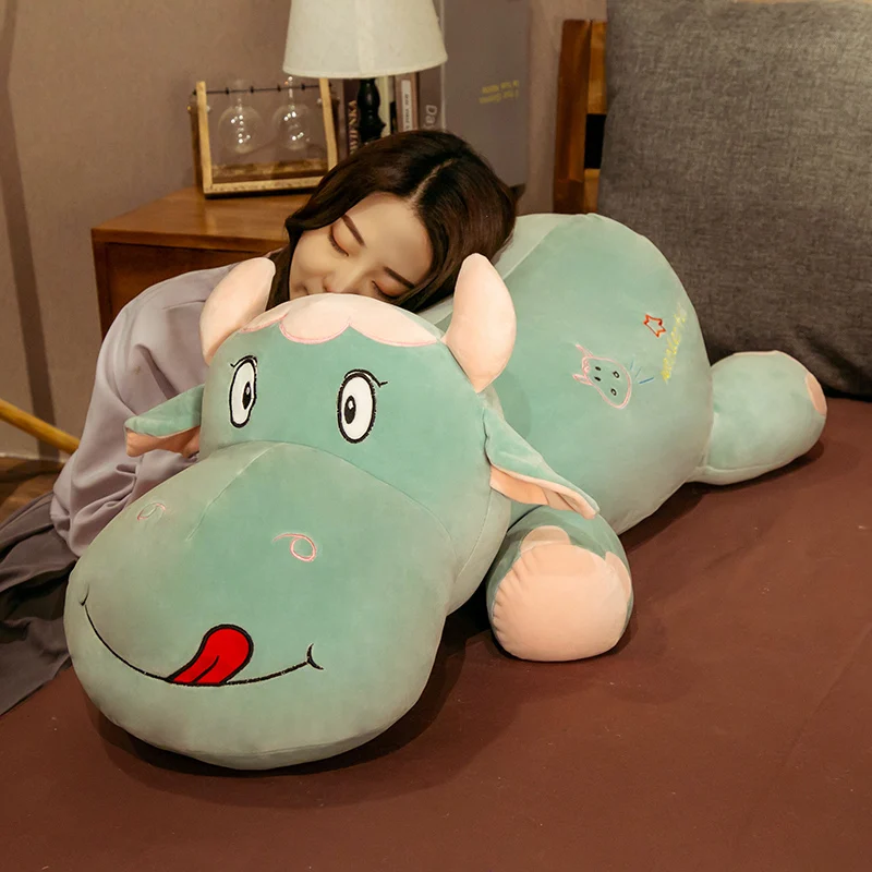 Huggable большой размер коровы плюшевая игрушка мягкий скот мягкие игрушки животных