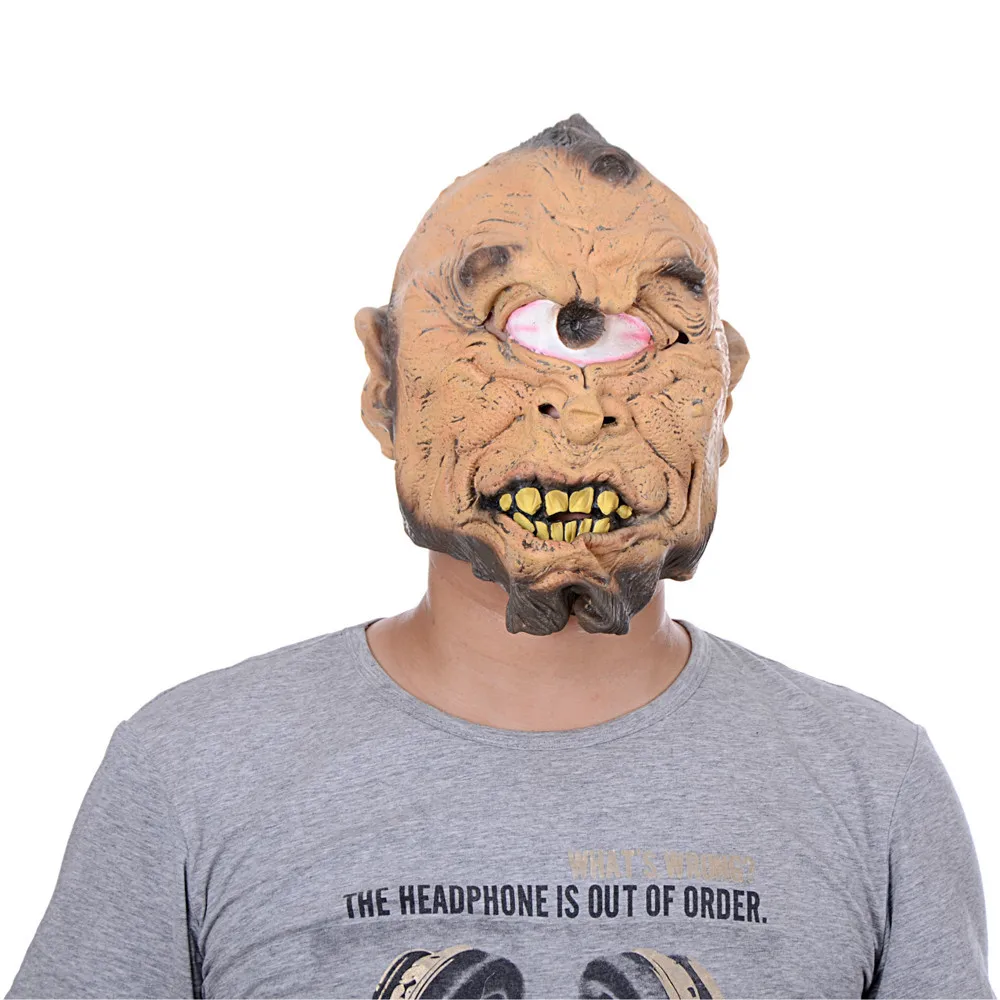 Хэллоуин голова ужаса маска для симуляции головные уборы Кино Косплей