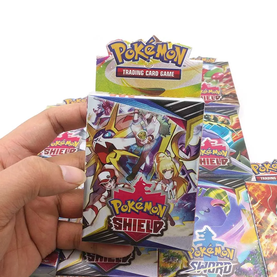25 шт. в случайной коробке новые карты POKEMON английская версия Pokemon Sm11 Ptcg