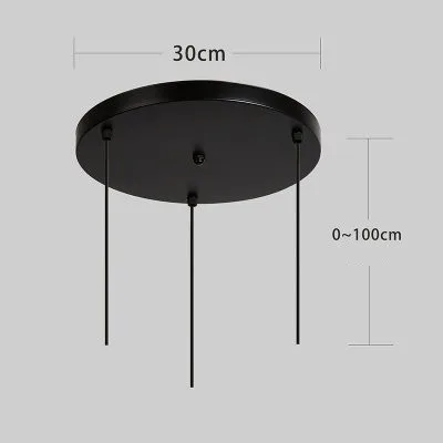 Black plate Современный Ресторан домашняя Люстра Столовая креативная Подвесная лампа бар магазин кухня подвесной светильник Скандинавское потолочное освещение Декор - Цвет корпуса: Black plate