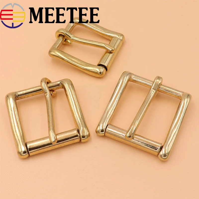 2 шт Твердые Латунные роликовые пряжки для ремня мужчин металлические Рюкзак