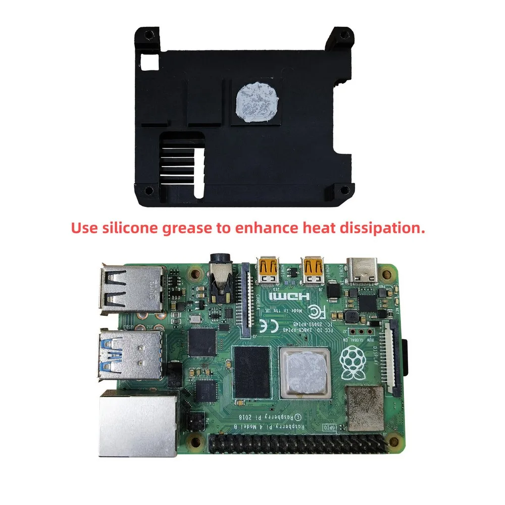 Raspberry Pi 4B 11mm Embedded Heatsink/Radiator P165-B for 4 Model B & Expansion Board Support POE | Компьютеры и офис